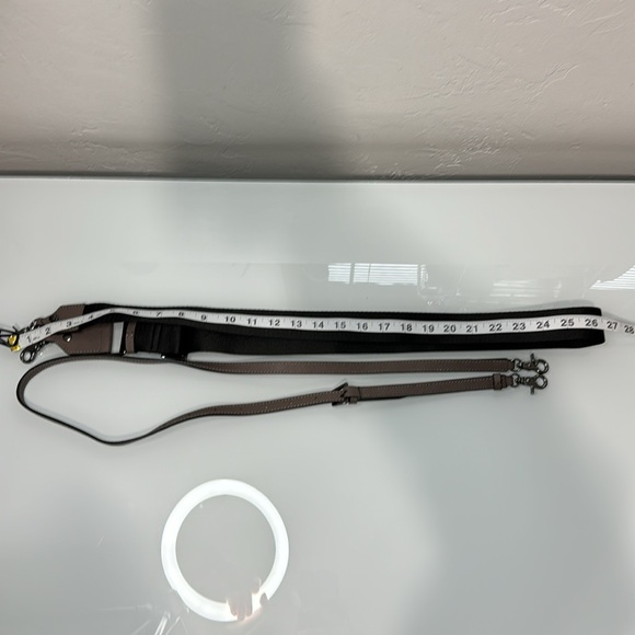 Botkier Cobble Hill grey leather double strap crossbody bag - Picture 14 of 15